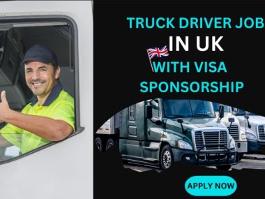 Truck driver jobs in UK with visa sponsorship